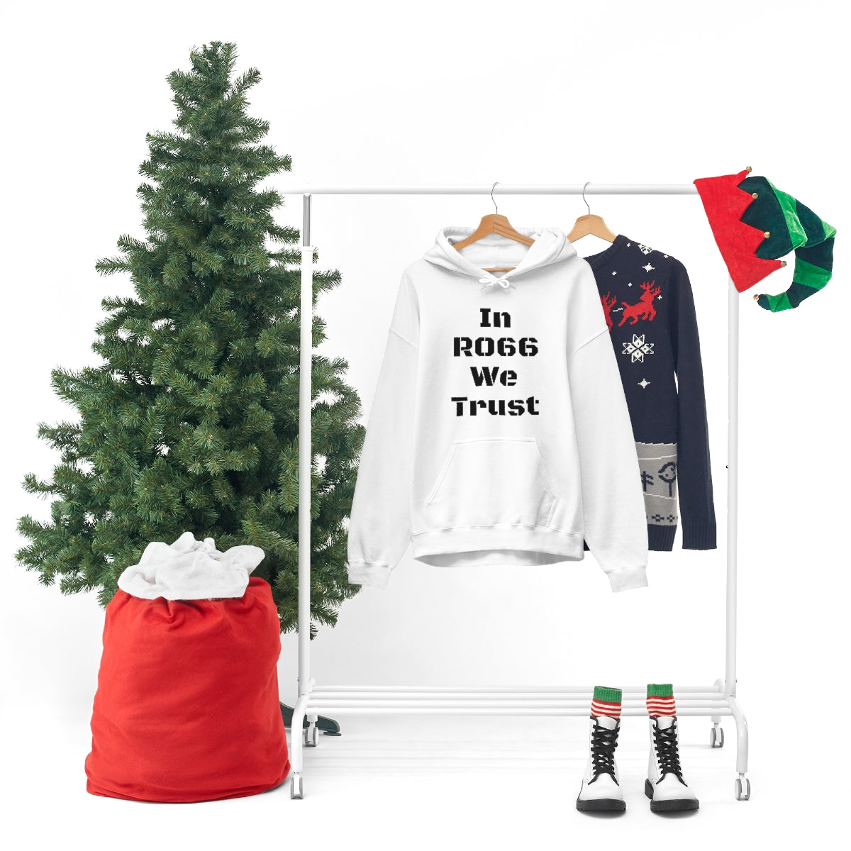 Unisex Heavy Blend™ “In Ro66 We Trust” Hooded Sweatshirt