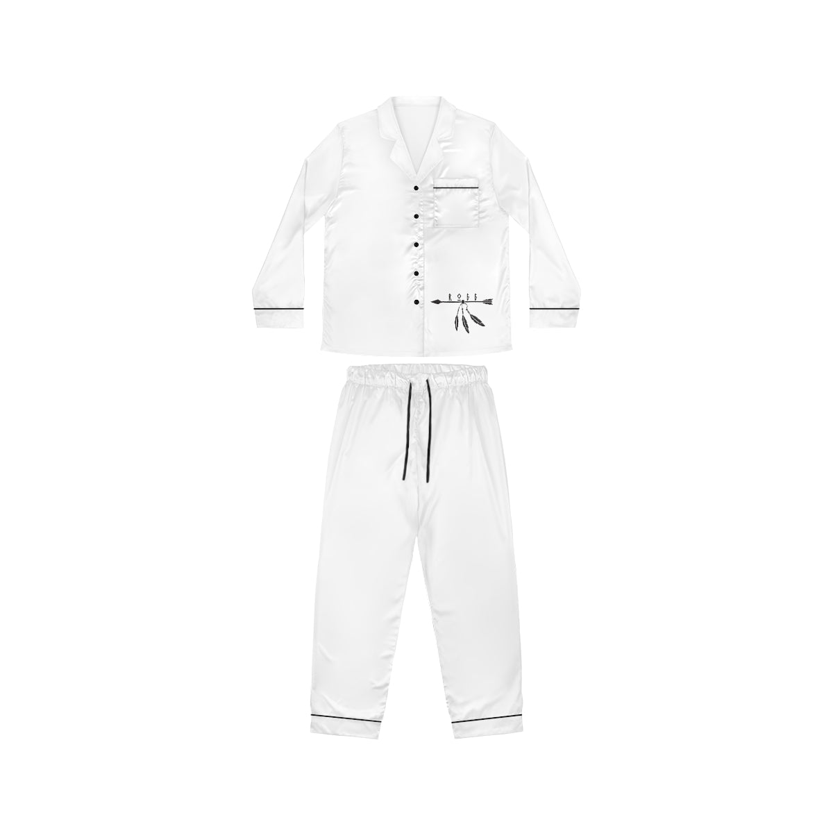 Women's Satin Pajamas (AOP)